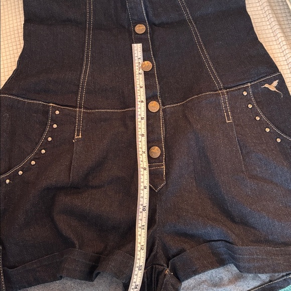 GRANE DENIM ROMPER, SZ. L - Picture 8 of 8